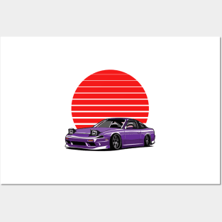 Nissan 240SX Posters and Art